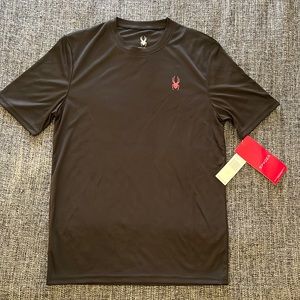 Spyder black active tee.  Size small